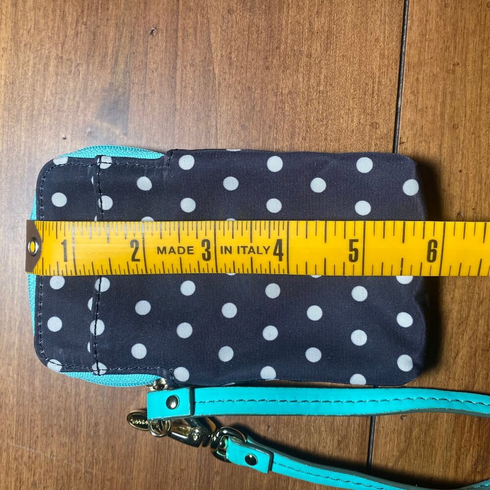 Women's Fossil Nylon Wristlet Pouch Holds Small Phone, Keys, Cash or Cards - Picture 7 of 10